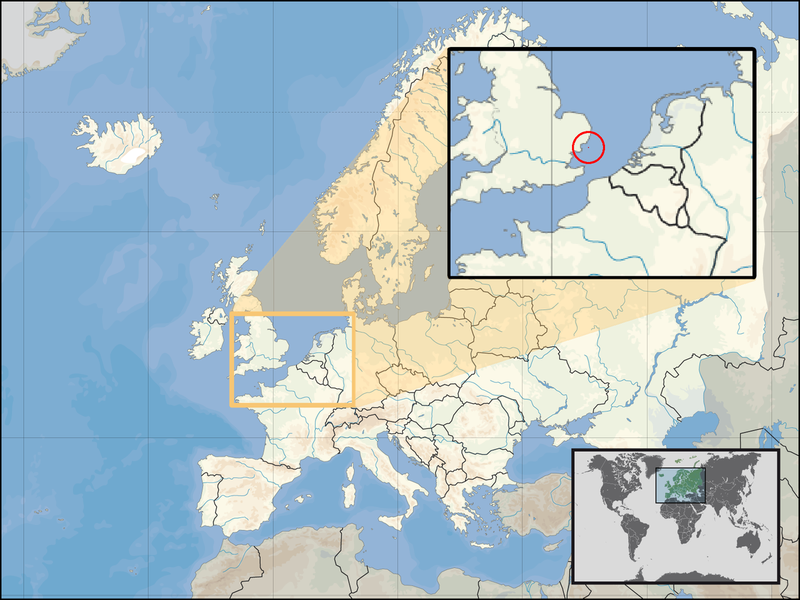 Imagen: Localización de Sealand. Wikimedia Commons